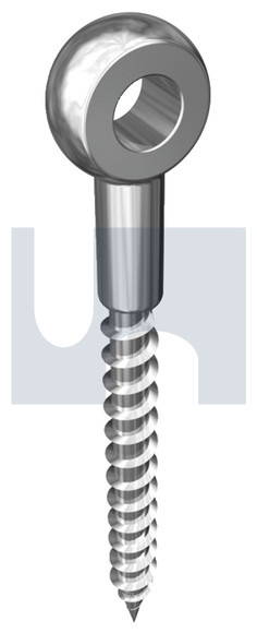 SCREW EYE SS 316 8 X 60 MM FOR TIMBER & PLUGS